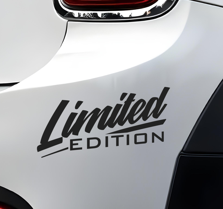 Autocollant voiture édition limitée - TenStickers