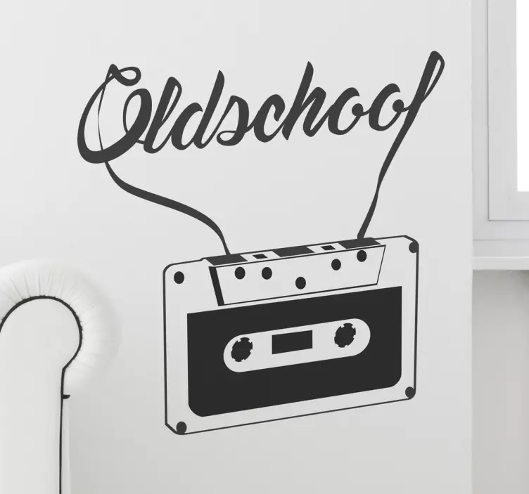 cassette old school - TenStickers