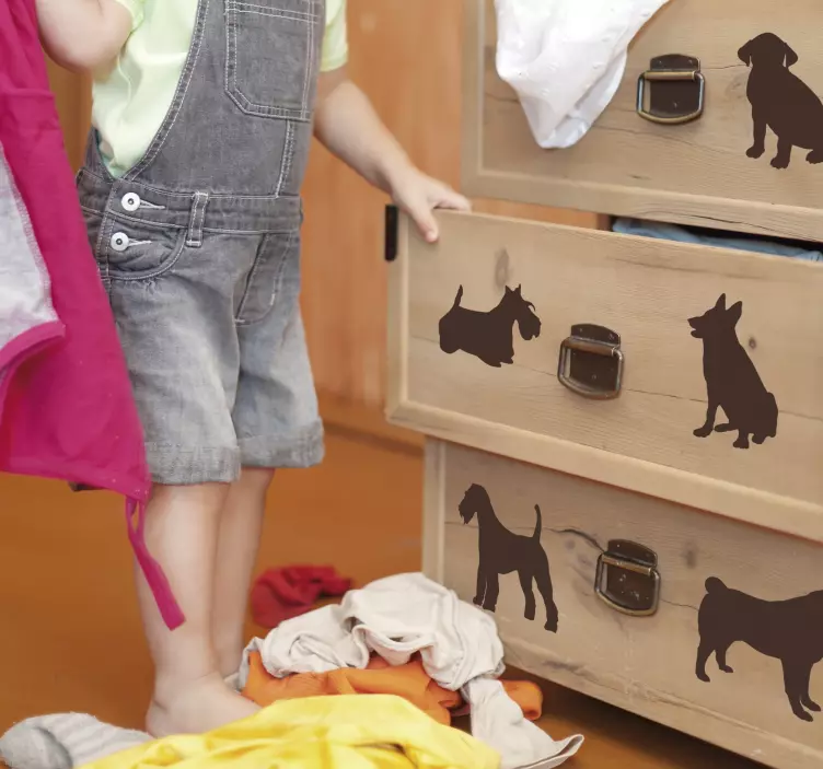 Placard de meubles ensemble autocollant - TenStickers