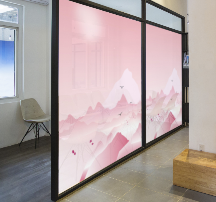 Film occultant fenêtre bureau dépoli - TenStickers