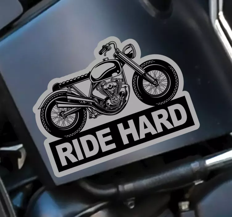 Stickers de moto dur - TenStickers