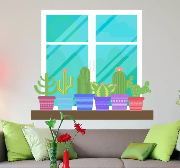 Photo murale vue sur jardin - TenStickers