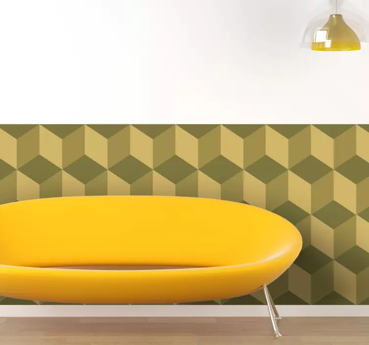 Revêtement adhésif cubes 3D - TenStickers