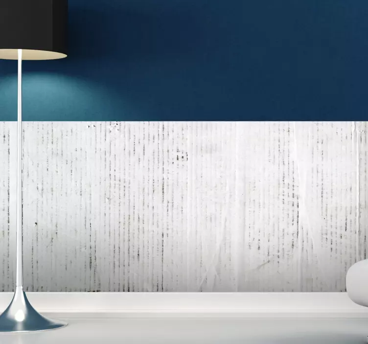 Revêtement adhésif texture carton blanc - TenStickers