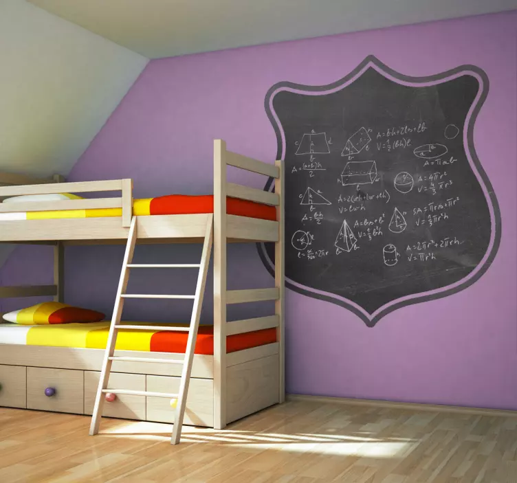 Sticker ardoise à craie panneau U.S - TenStickers