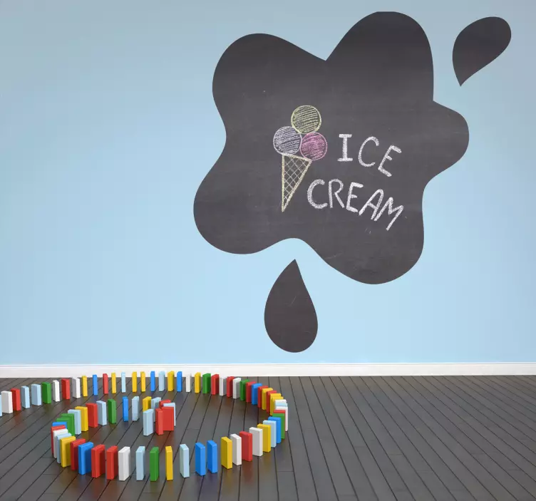 Sticker ardoise tache craie - TenStickers