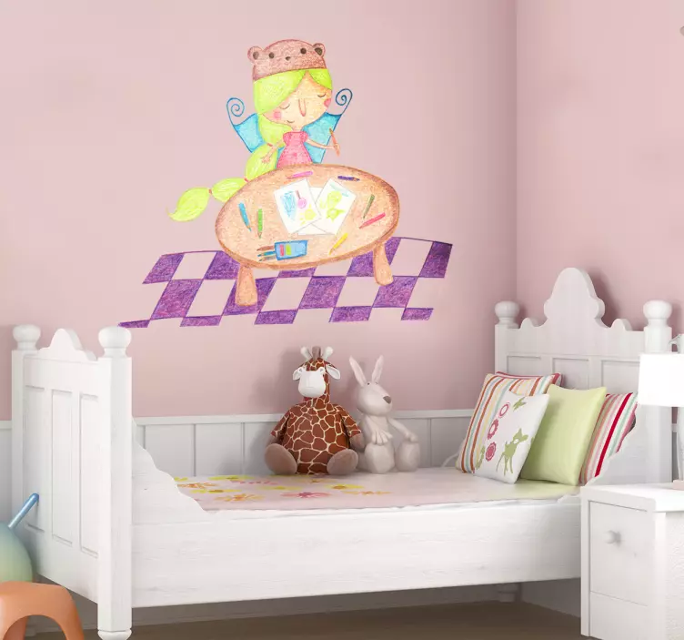 Sticker chambre enfant enfant enchanteur imaginatif - TenStickers