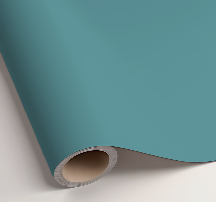 Sticker couleur uni turquoise foncé mat - TenStickers