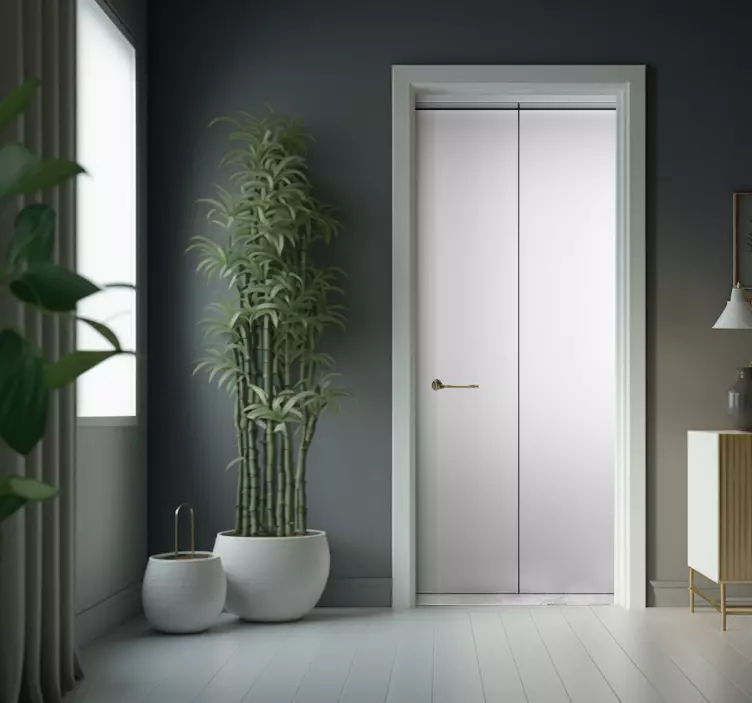 Autocollant porte effet portes d'ascenseur - TenStickers