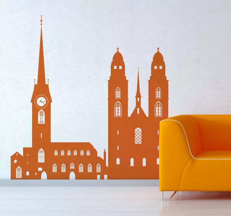 Sticker décoratif Zurich - TenStickers