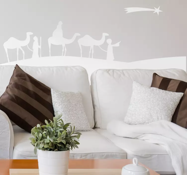 Sticker dessins rois Mages - TenStickers