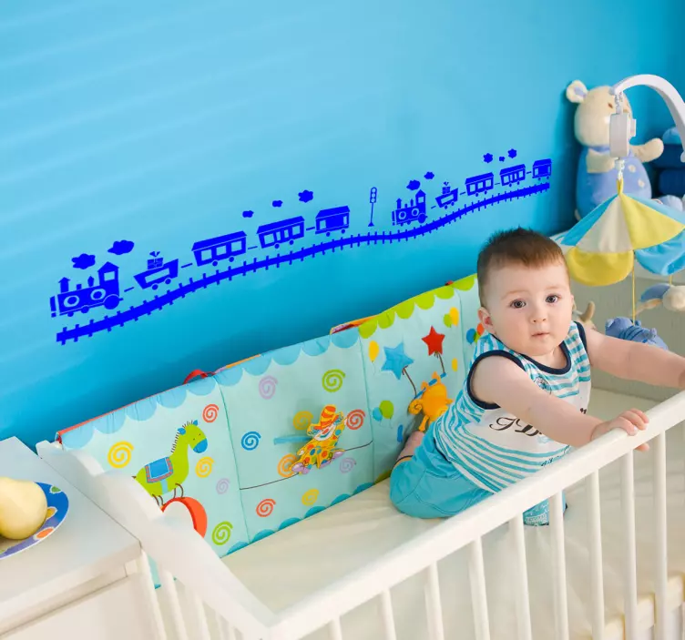 Sticker enfant petit train - TenStickers