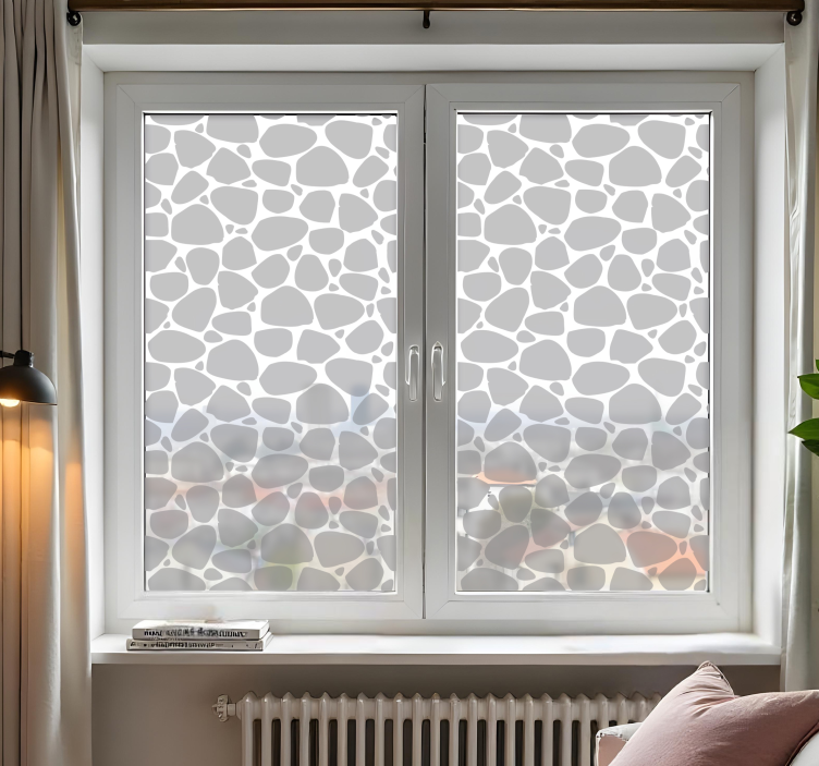 Film pour fenêtre silhouettes de pierres - TenStickers