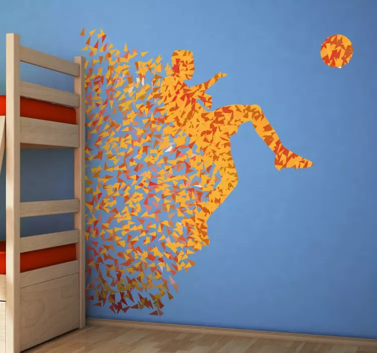 Sticker footballeur - TenStickers