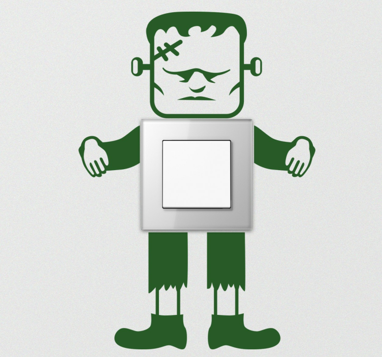 Sticker interrupteur frankenstein - TenStickers