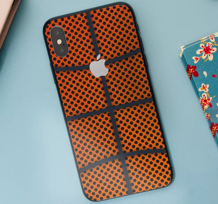 Sticker iphone modèle de basket-ball - TenStickers