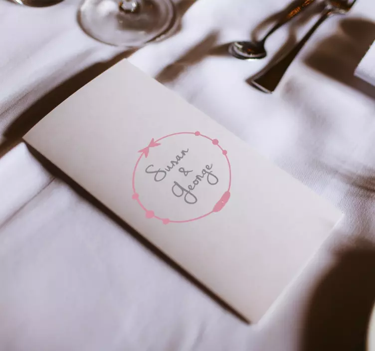 Sticker mariage faire-part - TenStickers