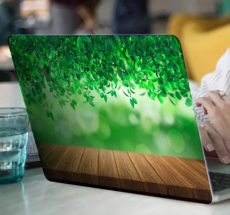 Sticker Ordinateur Portable Nature 3D - TenStickers