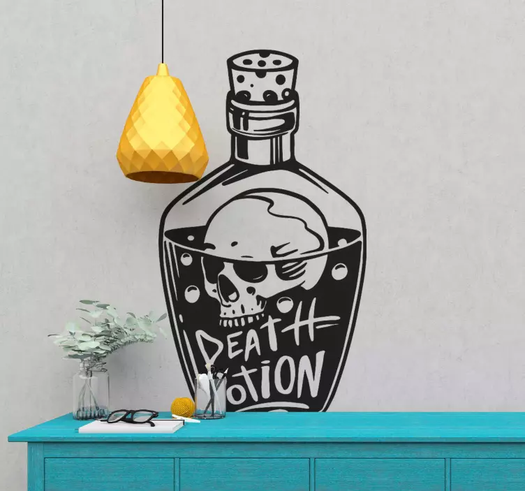 Sticker objet bouteille de potion de mort - TenStickers