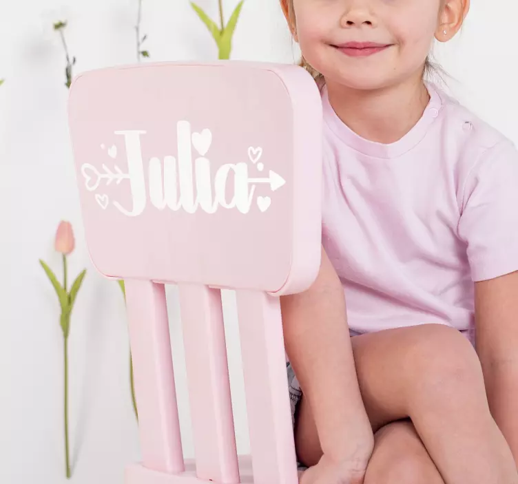 Sticker enfant avec prénom personnalisé - TenStickers