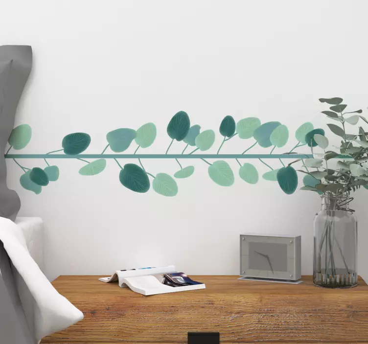 Sticker Plante Frise Eucalyptus - TenStickers