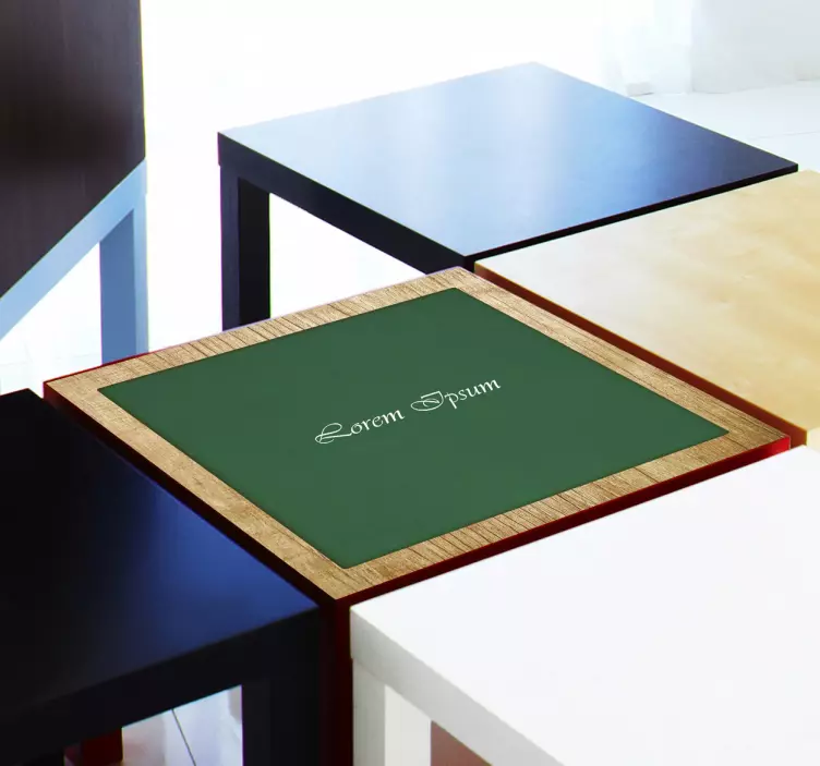 Sticker meuble poker personnalisable - TenStickers