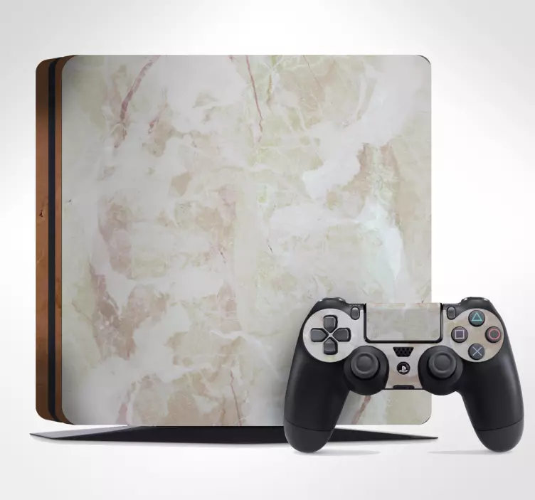 Sticker Ps4 texture marbre - TenStickers