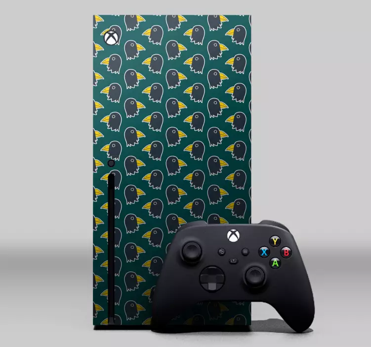 Sticker Xbox motif d'oiseau ludique - TenStickers