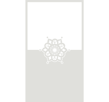 Sticker fenêtre conception de mandalas - TenStickers