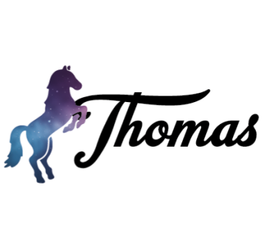 Autocollant vélo cheval avec prénom - TenStickers