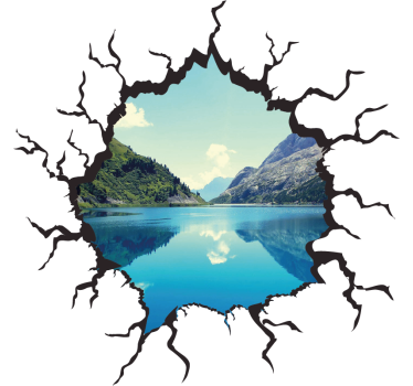 Sticker frigo trou - TenStickers