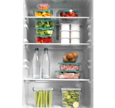 Sticker frigo alimentation saine et complète - TenStickers