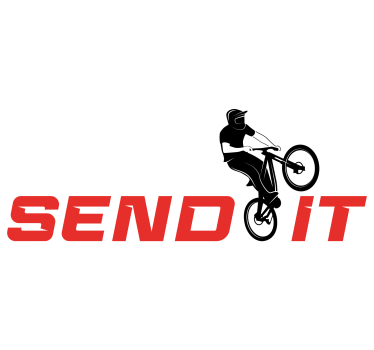Autocollant vélo envoie le - TenStickers