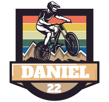 Autocollant vélo vintage personnalisé - TenStickers