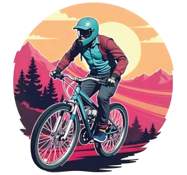 Autocollant vélo été amusant - TenStickers
