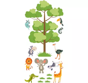 Sticker animaux savane - TenStickers