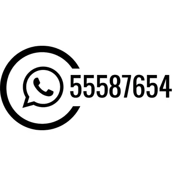 Sticker vitrine WhatsApp numéro téléphone personnalisable - TenStickers