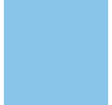 Sticker couleur uni bleu ciel mat - TenStickers