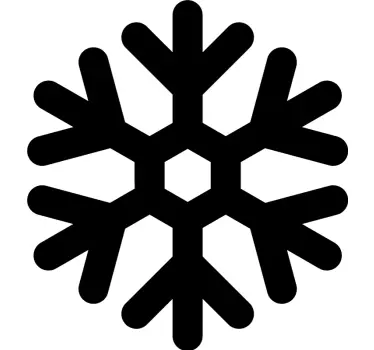 Sticker lot flocons de neige - TenStickers