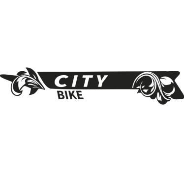 Autocollant vélo collection de vélos en ville - TenStickers