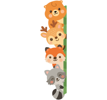 Sticker porte animaux pour chambre d'enfants - TenStickers