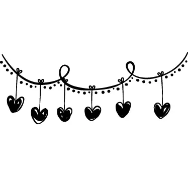 Sticker vitrine St Valentin - TenStickers