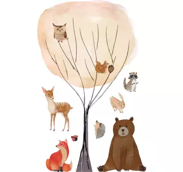 Sticker Animaux sauvages - TenStickers