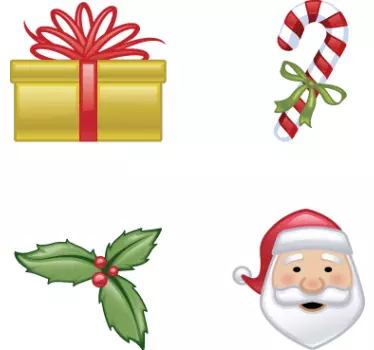 Sticker kit dessins Noël - TenStickers