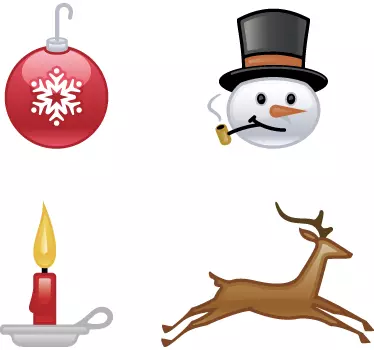 Sticker kit autocollants Noël - TenStickers