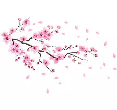 Sticker mural  chambre fleur de printemps - TenStickers