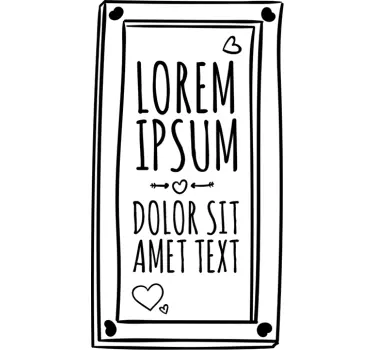 Sticker affiche Saint-Valentin - TenStickers