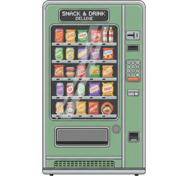 Sticker frigo distributeur automatique écolo - TenStickers