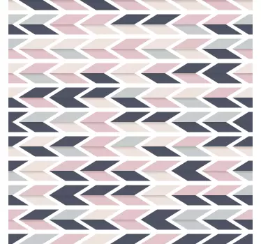 Sticker meuble formes géométriques à chevrons - TenStickers