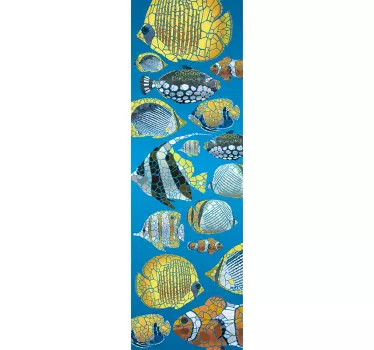 Sticker poissons tropicaux - TenStickers